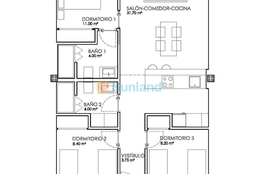 Ny bygg - Ground Floor Bungalow - Bigastro - Loma Alta