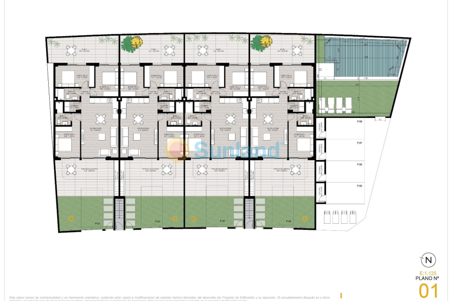 Ny bygg - Top Floor Bungalow - San Pedro del Pinatar - Los Cuarteros