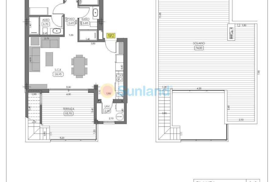 New Build - Top Floor Bungalow - Algorfa - La finca golf