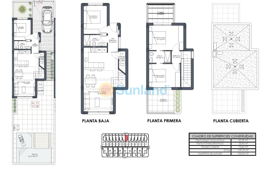 Новостройка - Bилла - Los Alcázares - Serena Golf
