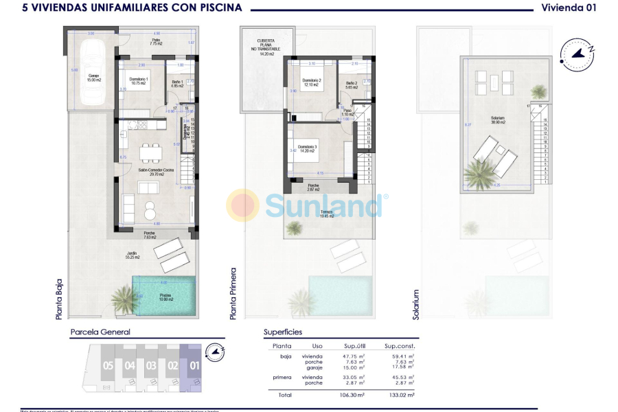 New Build - Semidetached - San Pedro del Pinatar - Polideportivo