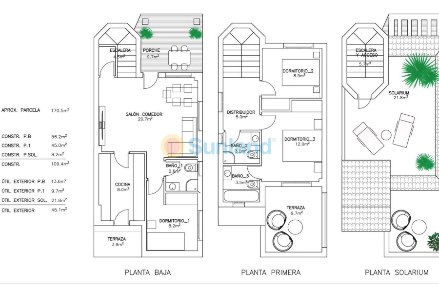 Ny bygg - Semidetached - San Fulgencio - El Oasis