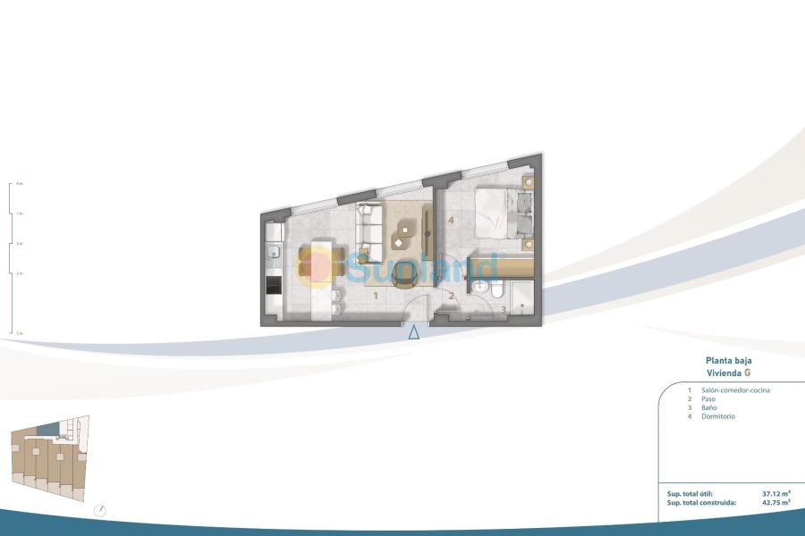 Ny bygg - Ground floor apartment - San Pedro del Pinatar - Playa Villananitos