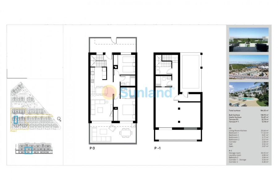 New Build - Top Floor Bungalow - Torrevieja - Lago Jardín II