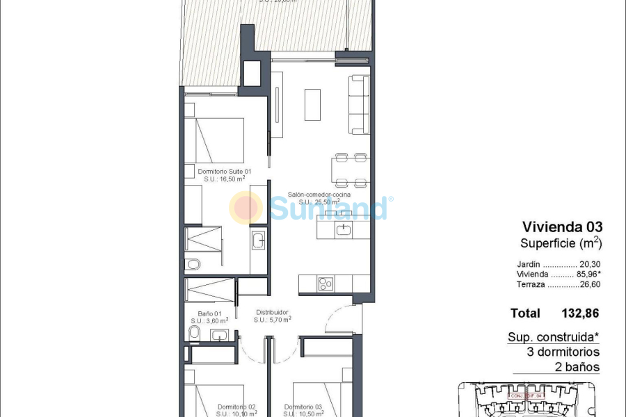 Ny bygg - Ground Floor Bungalow - Ciudad Quesada - Lo Marabu