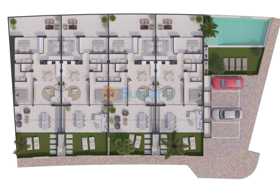 Ny bygg - Top Floor Bungalow - San Pedro del Pinatar - Los Cuarteros