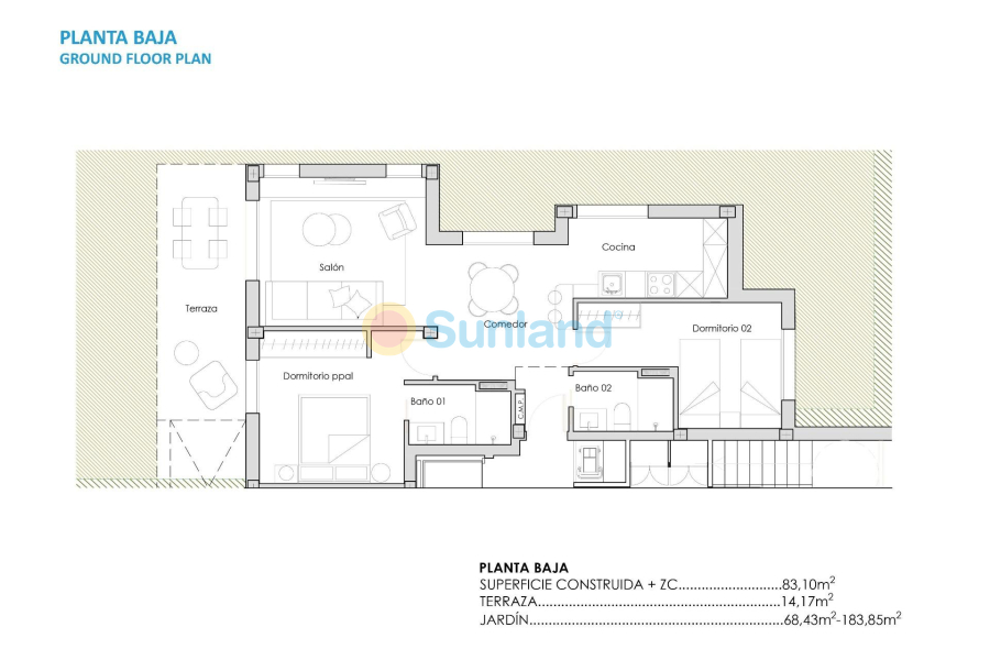 New Build - Ground floor apartment - Torre Pacheco - Santa Rosalia Lake And Life Resort