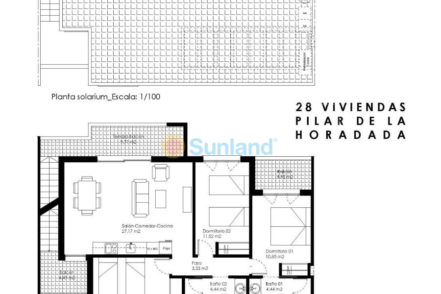 New Build - Top Floor Bungalow - Orihuela costa - pueblo