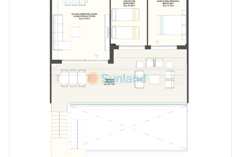 Nueva construcción  - Ground floor apartment - Finestrat - Seascape