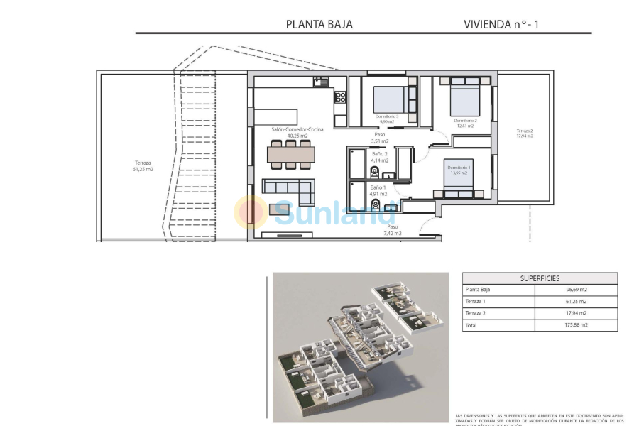 New Build - Ground Floor Bungalow - Finestrat - Balcón de finestrat