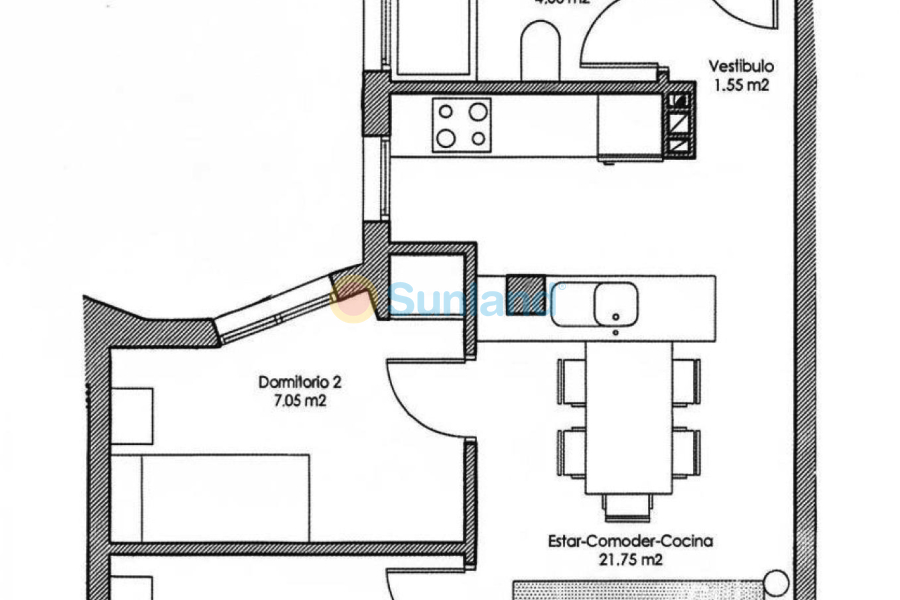 New Build - Apartment - Avileses - pueblo