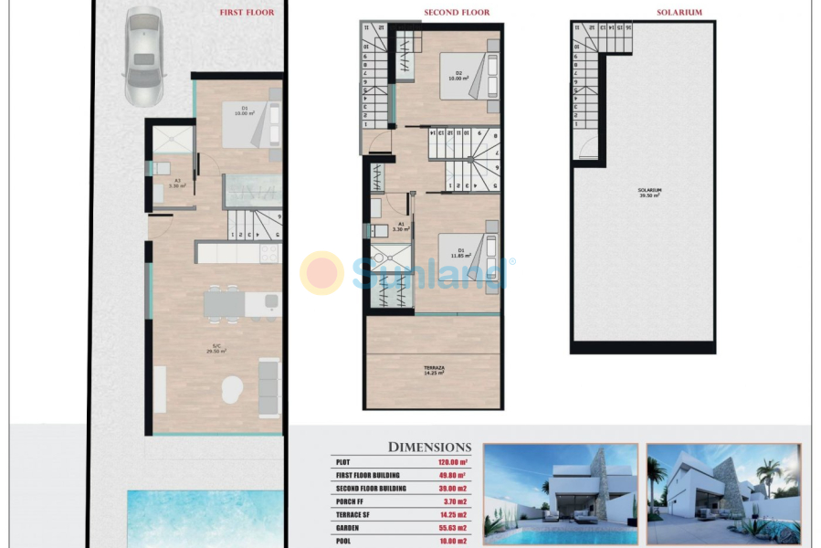 New Build - Semidetached - San Javier - San Blas
