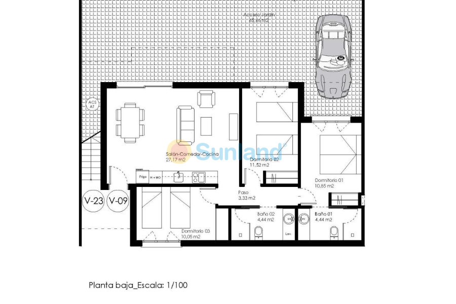 Ny bygg - Ground Floor Bungalow - Pilar de la Horadada - pueblo