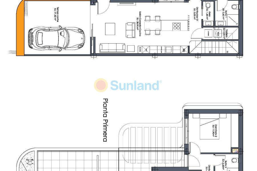 Nueva construcción  - Semidetached - Los Alcázares - Serena Golf