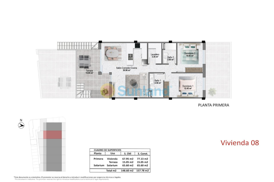 Ny bygg - Top Floor Bungalow - Pilar de la Horadada - pueblo