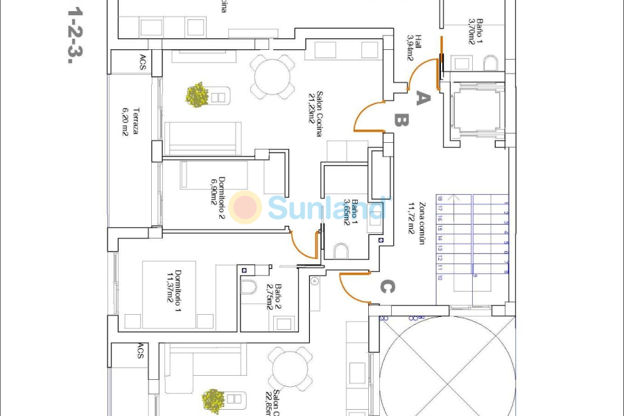 New Build - Apartment - Guardamar del Segura - Pueblo