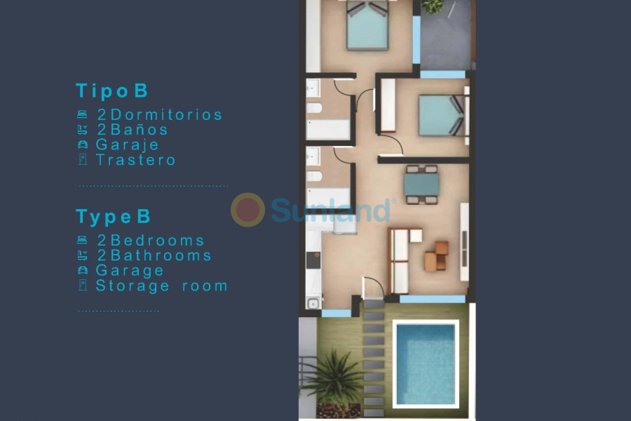 Ny bygg - Ground Floor Bungalow - San Pedro del Pinatar - Los Pinos