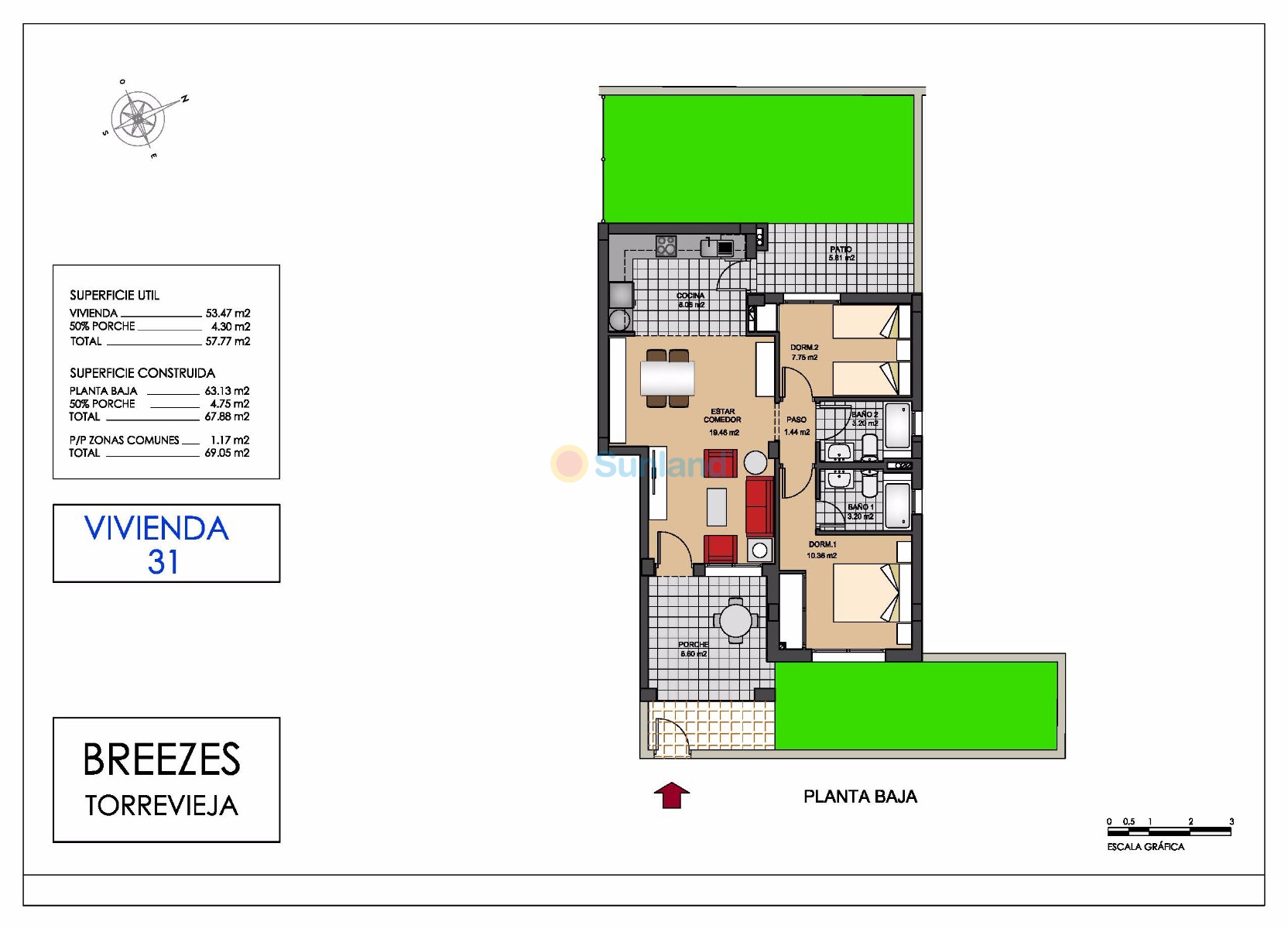 New Build - Townhouse - Torrevieja - Aguas Nuevas